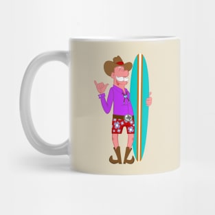 Cowboy Surfer! Mug